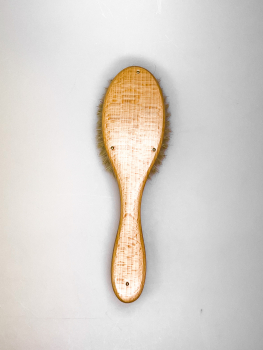 Haarbürste oval mit Stiel, 22 cm / Kalkutta